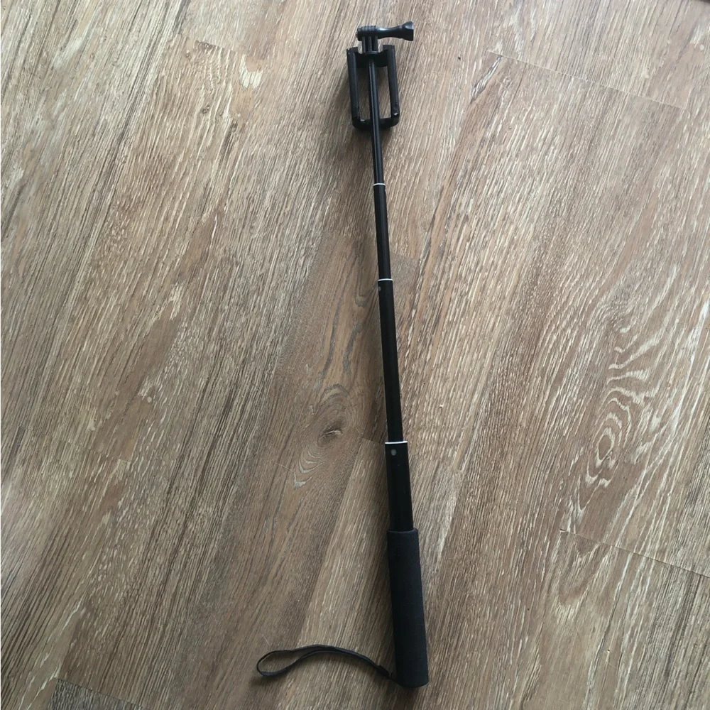 BLACK PHONE STAND HANDHELD SELF STICK